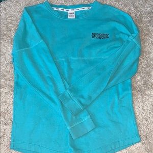 Teal Victoria’s Secret PINK long sleeve sweater